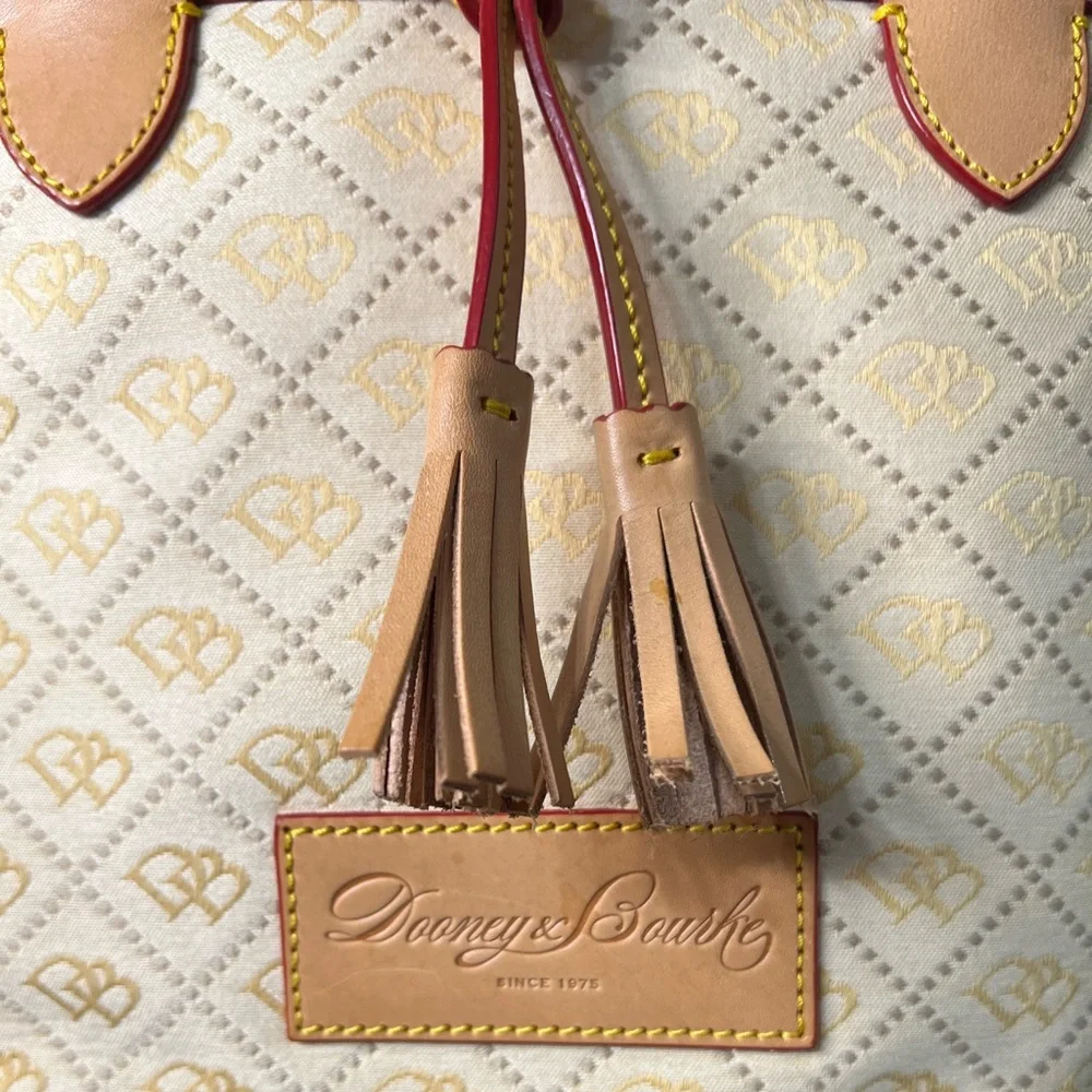 Dooney & Bourke: Jenna Signatute Collection Logo Tassel Tote Bag